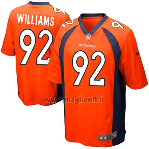 Maglia NFL Game Denver Broncos Williams Arancione